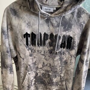 Trapstar it’s a secret Gray Tie-Dye Hoodie